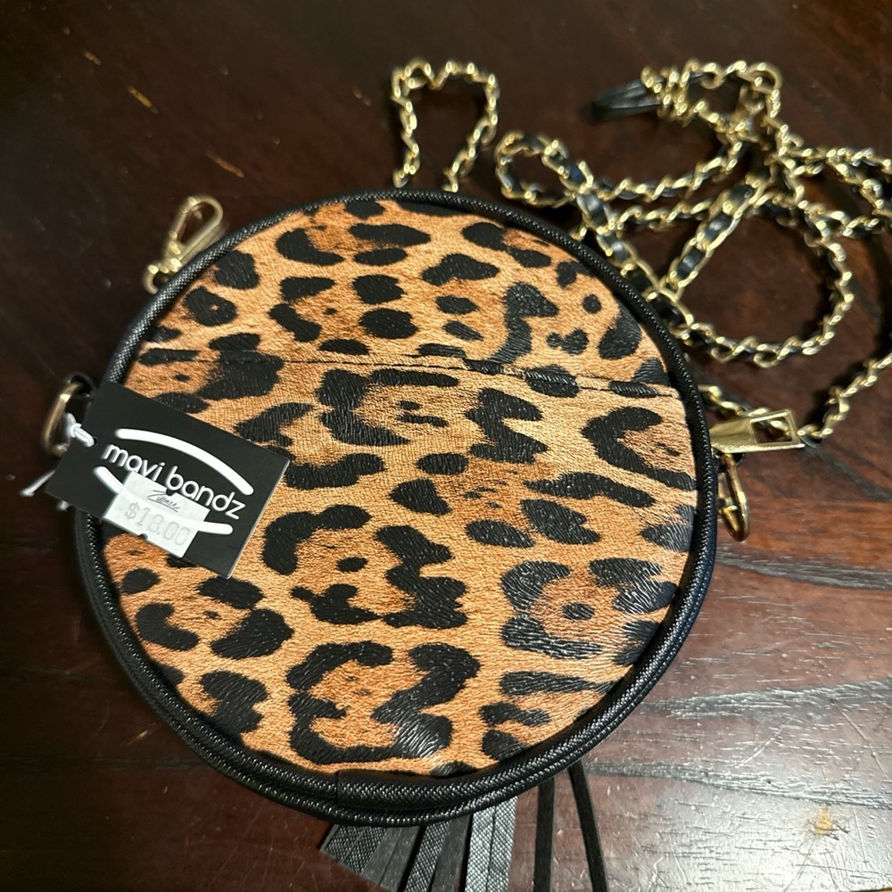 Leopard Print Crossbody Bag